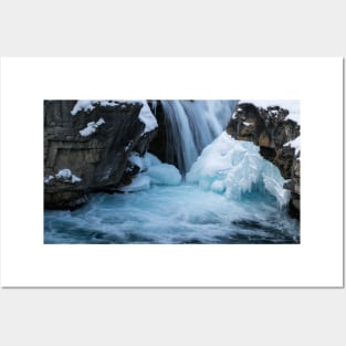 Elbow Falls in the Winter Posters and Art